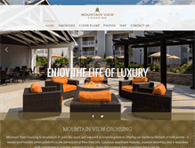 Tablet Screenshot of mountainviewcrossingapts.com